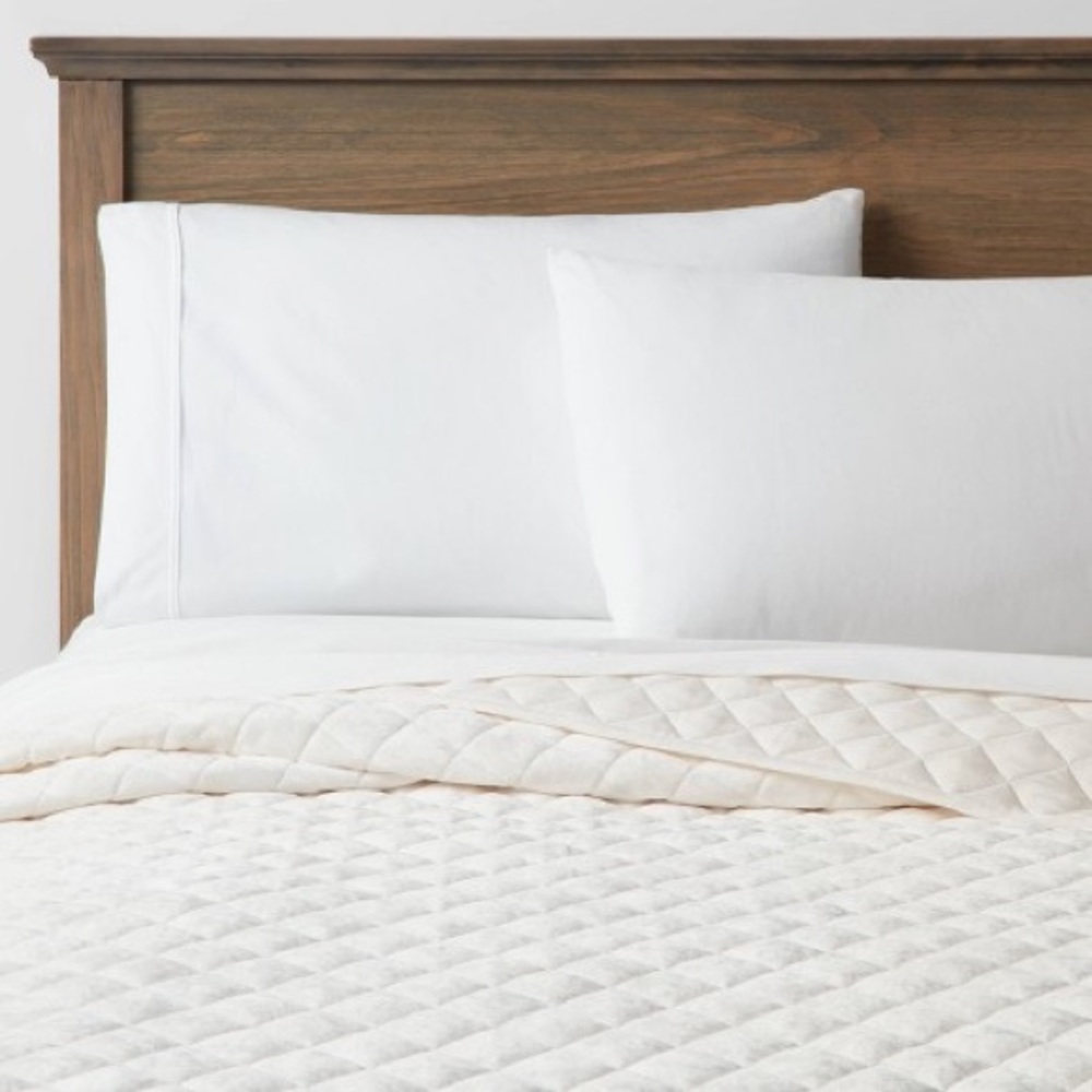 White velvet Threshold quilt!